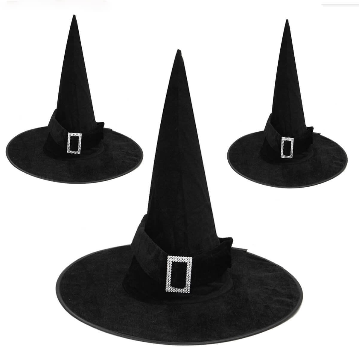 Шляпа ведьмочки из картона